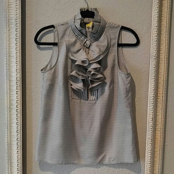 J. Crew Tops - J. Crew sleeveless silk blouse **EUC**